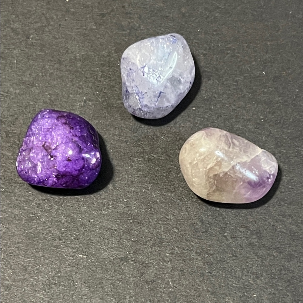 Amethyst and Lavender Gemstone Necklace